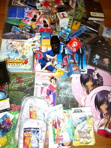 1 jpy ~* not for sale * video game privilege super large amount approximately 9Kg together DS PS2 Kingdom Hearts FF digimon etc. case strap touch pen etc. new goods 