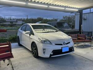 【宮城Prefectureから】30Prius・後期・One owner・59,000㌔・Vehicle inspectionR1995January迄・Hybrid・2014