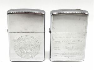 0501-157T⑨5742 佐川 ライター ZIPPO 2点セット オイルライター 二代目社長サイン,HAWAII 1959