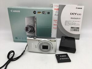 0504-208MK③6215 コンパクトデジタルカメラ　通電◯　CANON　キャノン　IXY　630　箱等付属品有　シルバーカラー