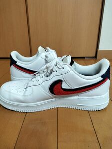 NIKE AIR FORCE 1 LOW 3D CHENILLE SWOOSH WHITE RED BLUE エアフォースワン