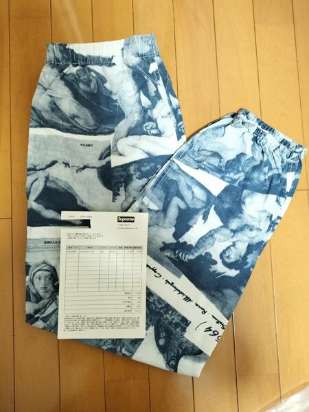 中古美品 17FW Supreme Michelangelo Pant M