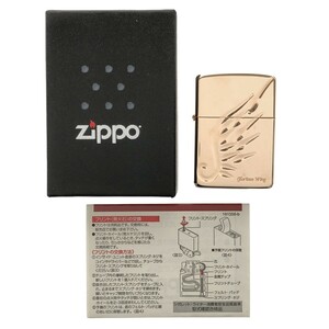 【新品未使用】ZIPPO LEGEND OF ARMOR V-WING PG 2013年製 ジッポー レジェンド オブ アーマー ウイング ピンクゴールド 喫煙具 J1237