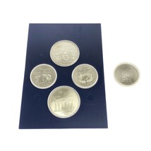 【記念コイン 4枚+1セット】1976年 モントリオール オリンピック 10ドル×2 5ドル×3 銀貨 専用ケース付 五輪 シルバー カナダ 現状 M754_画像2