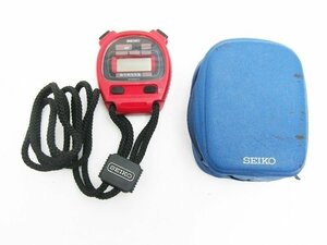 SEIKO ストップウォッチ 赤 中古