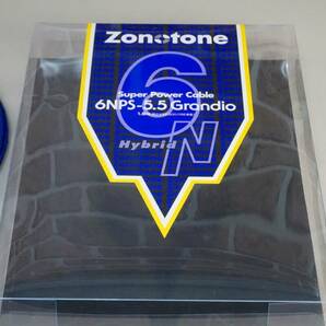 ZONOTONE ゾノトーン 6NPS-5.5 Grandio 電源ケーブル 1.8m 元箱装備 美品の画像9