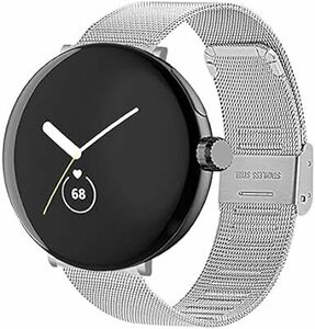 [PONATTENO] 腕時計ベルト 互換性For Google Pixel Watch 対応 専用バンド 替えベルト ステンレス