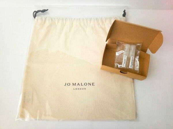 ジョーマローン JO MALONE ミニ香水1mlを2個とノベルティ巾着
