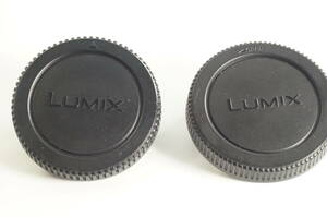 RBCG08『とてもキレイ』LUMIX リア レンズキャップ + カメラ ボディキャップ セット マイクロフォーサーズ規格用