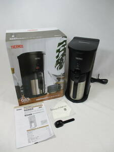 01-40017 Thermos вакуум изоляция pot кофеварка 0.63L черный 2023 год производства ECJ-700 BK [PSE Mark есть ]