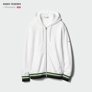 UNIQLO ユニクロ×フェデラー×JW ANDERSON スウェットフルジップパーカー Roger Federer M RF