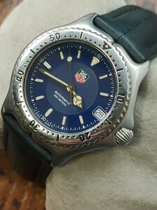 1000 jpy start!TAG HEUER TAG Heuer cell Date WI2211 self-winding watch boys men's wristwatch operation goods 