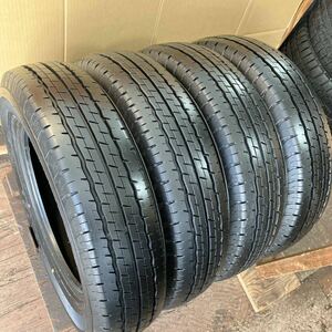 良品! 155/80R14 LT 4本／88/86N／DL SP175L 8分上,9分上 送料込16000円〜 G4146-71