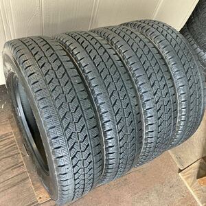 良品! スタッドレス175/75R15LT 4本／103/101L／BS W979 8分上,9分 送料込26200円〜 T4529-71