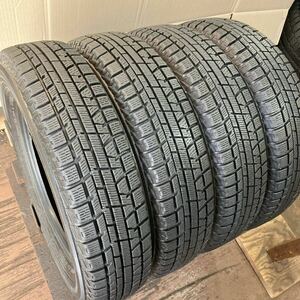 良品! スタッドレス145/80R13 4本／ヨコハマ iG50Plus 8分上〜9分上 送料込9100円〜 A4361-81