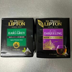 LIPTON ティーバッグ 12p入りx2種