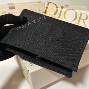 DIOR ディオール 国外イベント限定 ウォレット型 クラッチ ポーチ ブラック プレスCDロゴ 210