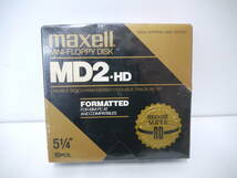 556 未開封 Maxell MD2-HD superRD 10枚パック マクセル フロッピーディスク _画像1