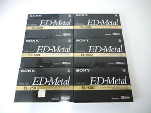 639 未使用 SONY ED-Metal EL-500 EDbeta 6本 ソニー ベータ ビデオテープ 保管品 