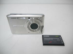 589 CASIO EXILIM EX-S600 3x OPTICAL ZOOM 6.2-18.6mm カシオ エクシリム バッテリー付 未確認 デジカメ コンデジ デジタルカメラ