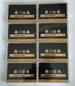  used used .National metal tape RT-60EM 60 minute 8 pcs set 