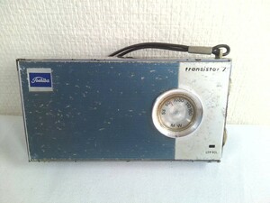 レトロ★TOSHIBA 東芝 　7石 トランジスター　 MWラジオ　7P-70A 　日本製　1969年製★動作品