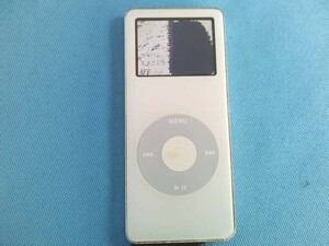 Apple　iPod nano A1137 4GB 　第1世代 本体のみ ★液晶不良！ジャンク