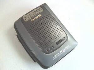 AIWA Aiwa FM/AM with radio portable cassette player HS-RS360 radio-cassette * working properly goods 