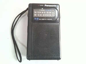 Panasonic FM/AMポータブルラジオ RF-501　ワイドFM対応★動作品
