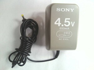 SONY ソニ－ ACアダプター 電源アダプター AC-E45L （4.5V 650mA）★ 動作品