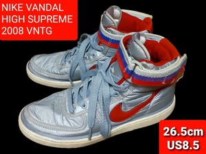 【26.5cm】08 NIKE VANDAL HIGH SUPREME VNTG シルバー