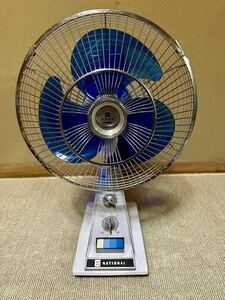  National electric fan F-30EH beautiful goods Showa Retro antique National