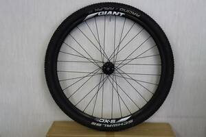 ◆GIANT ジャイアント XTC 外し 29インチ チューブ タイヤホイール フロント RACING RALPH SCHWALBE S-XC2 100×15mm 