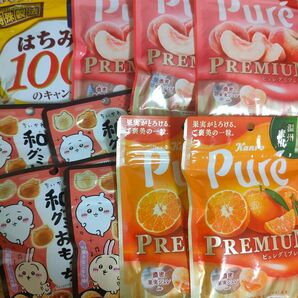 ピュレグミ　プレミアム　グミ　ちいかわ　和グミおもっち　お菓子　セット　詰め合わせ　はちみつ100%キャンディー　のど飴