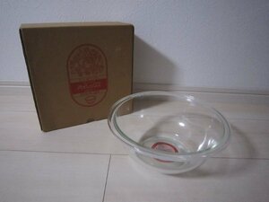 未使用！Pyrex パイレックス ボウル(中) 323 耐熱ガラス食器 岩城硝子 昭和レトロ