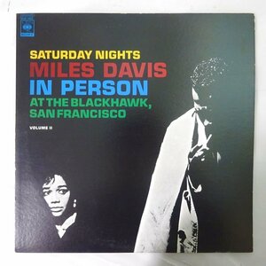 14031174;【美盤/国内盤/CBS/SONY】Miles Davis / In Person, Saturday Nights At The Blackhawk, San Francisco, Volume II