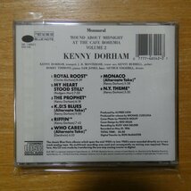 077774654227;【CD】KENNY DORHAM / ROUND ABOUT MIDNIGHT AT THE CAFE BOHEMIA VOL.2　CDP-7465422_画像2