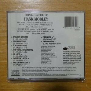 077778443520;【CD】HANK MOBLEY / STRAIGHT NO FILTER CDP-7844352の画像2