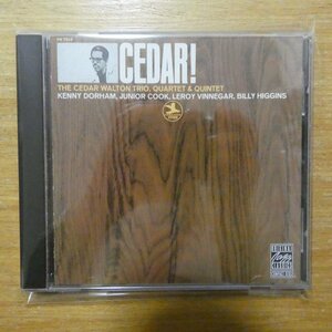 025218646222;【OJCCD】THE CEDAR WALTON TRIO,QUARTET&QUINTET / CEDAR!　OJCCD-462-2