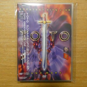 4562109403930;【DVD】TOTO / グレイテスト・ヒッツ・ライヴ・アンド・モア　MHBP-9