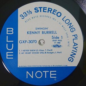 10025908;【帯付/Blue Note】Kenny Burrell / Swingin'の画像3