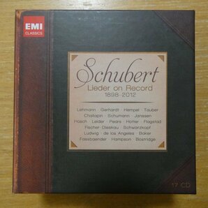 41098592;【17CDBOX】Ｖ・A / SCHUBERT:LIEDER ON RECORD 1898-2012の画像1