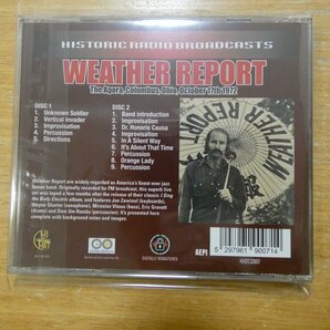 41098709;【2コレクターズCD】WETHER REPORT / THE AGORA,COLUMBUS,OHIO,OCTOBER 17th 1972 HH2CD-007の画像2