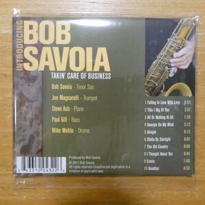 41098861;【CD】BOB SAVOIA / TAKIN' CARE OF BUSINESS(紙ジャケット仕様)の画像2