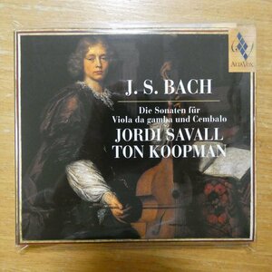 7619986098128;【CD】SAVAL/KOOPMAN / BACH:DIE SONATEN FUR VIOLA DA GAMBA UND CEMBALO(AV9812)