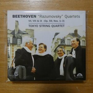 093046742324;【2CD】TOKYO STRING QUARTET / BEETHOVEN: QUARTETS OP.59(HMU907423.24)