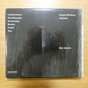 028945325729;【CD/独盤/ECMNEWSERIES】ブルンナー / Lachenmann:Dal niente/Isang Yun:Piri etc.(4532572)