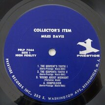 14031260;【US盤/PRESTIGE/右紺ラベル/MONO/手書RVG刻印/コーティング】Miles Davis / Collectors' Items_画像3
