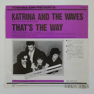 47059403;【国内盤/7inch/プロモ】Katrina And The Waves / That's The Way