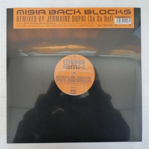 46074839;【未開封/国内盤/12inch】Misia / Back Blocks (So So Def Remi / The Wink Blues (DJ Watarai Remix)